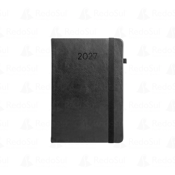 Agenda Diária personalizada 14 x 20 cm Capa em PU à base de água Agenda Diária personalizada 14 x 20 cm Capa em PU à base de água
